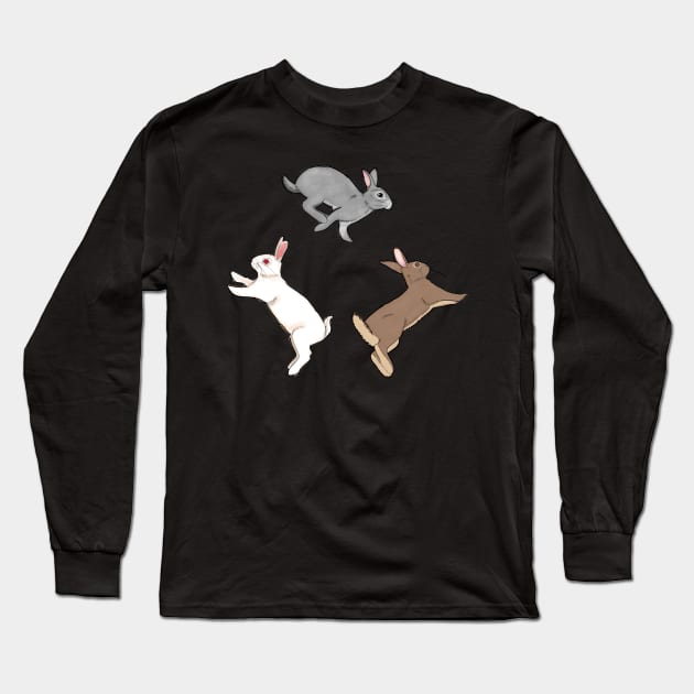 Bunnies Long Sleeve T-Shirt by ACDesigns